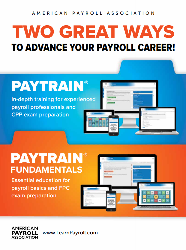 Get a PayTrain Brochure APA American Payroll Association