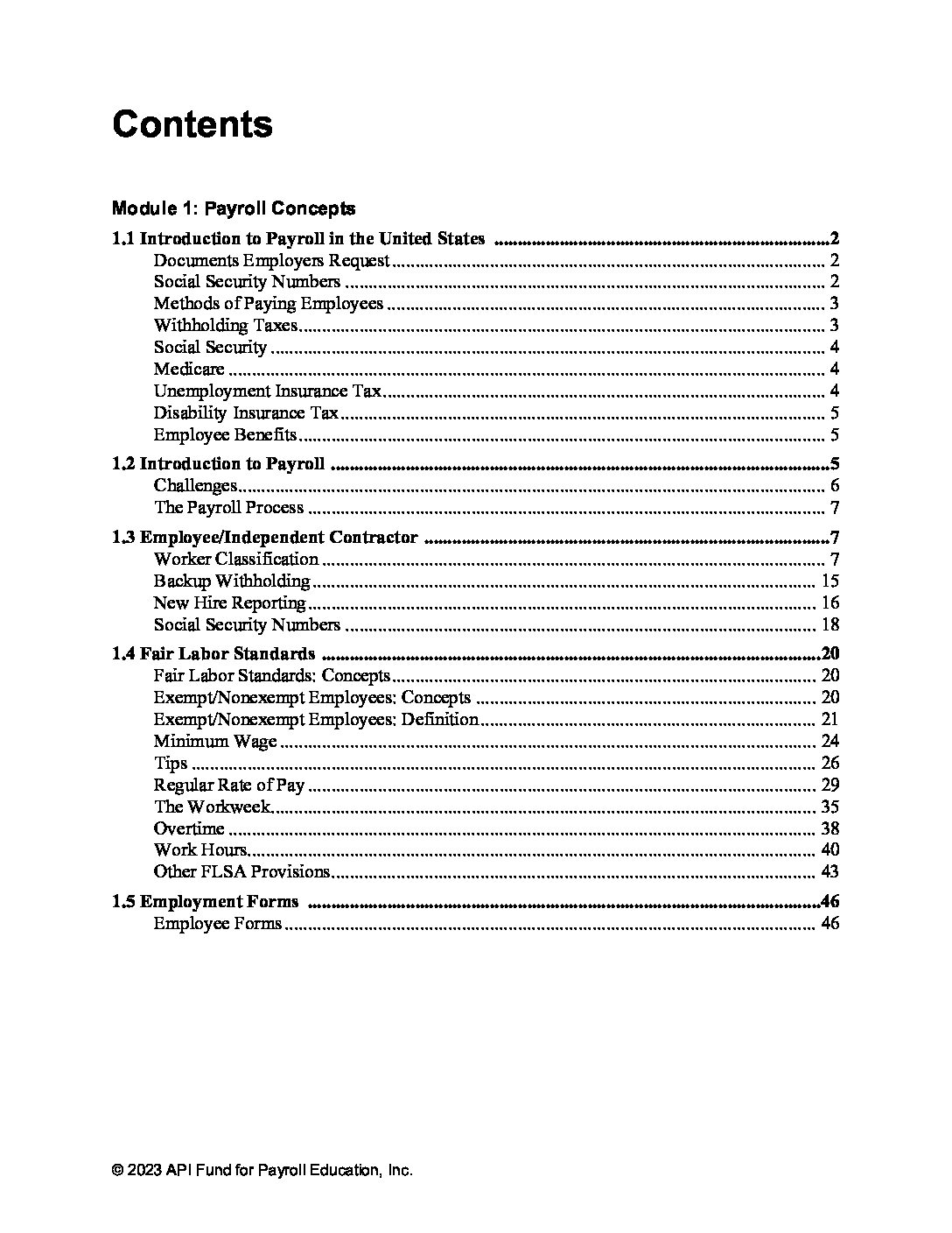 2023 Fundamentals modules PAYO PayrollOrg 2023 Fundamentals modules PAYO PayrollOrg